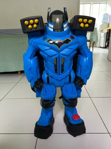 Robô Gigante Batman Original com Moto e Asas - Completo