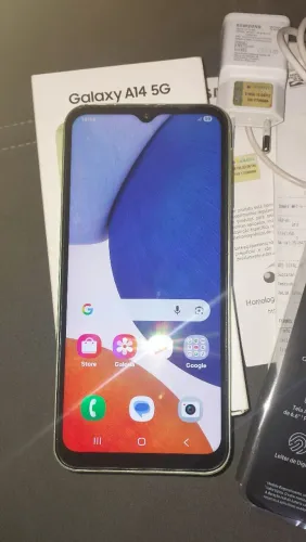 Samsung A14 5G Com Nota Fiscal, Caixa e Carregador