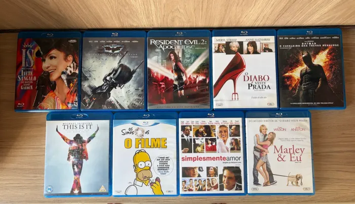 Lote 9 Filmes e Musical em Blu-Ray