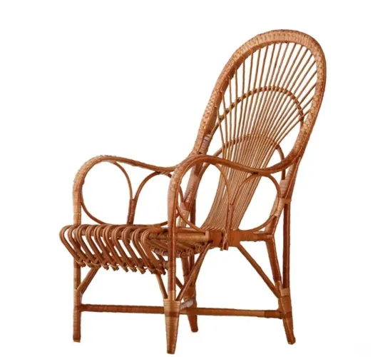 Cadeira de Vime Modelo Pavão