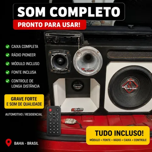 Som automotivo ou residencial 