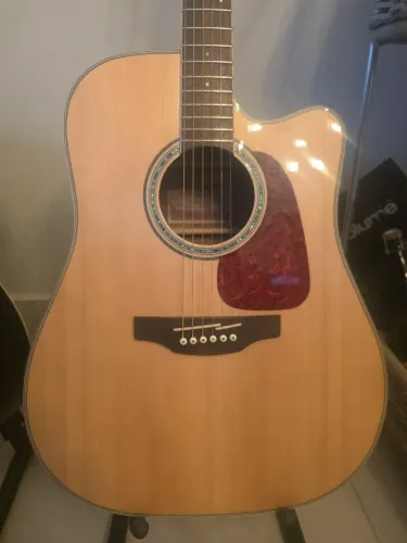 Violão eletroacústica Takamine GD71CE para destros natural laurel brilhante