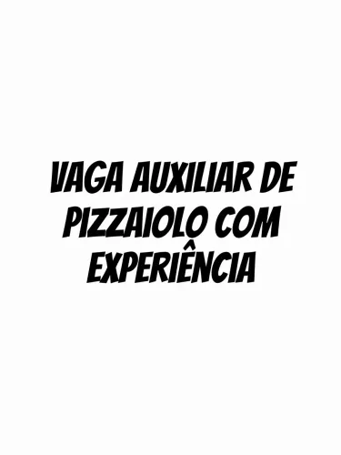 Pizzaiolo experiente freelancer