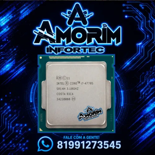 PROCESSADOR i7-4770S, ATÉ 3.,90Ghz.