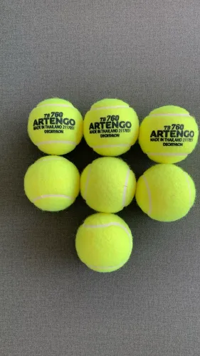 Kit 7 Bolas de Tênis Profissional Alto Padrão Premium