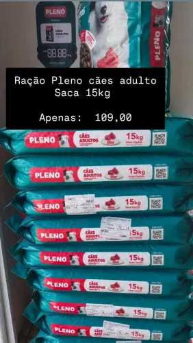 Ração Pleno saca 15kg