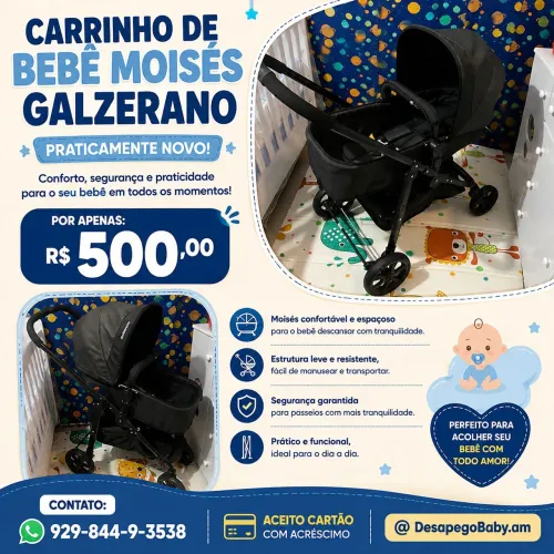 Carrinho de bebe Galzerano