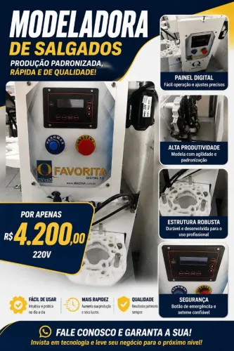 Modeladora de salgados Favorita