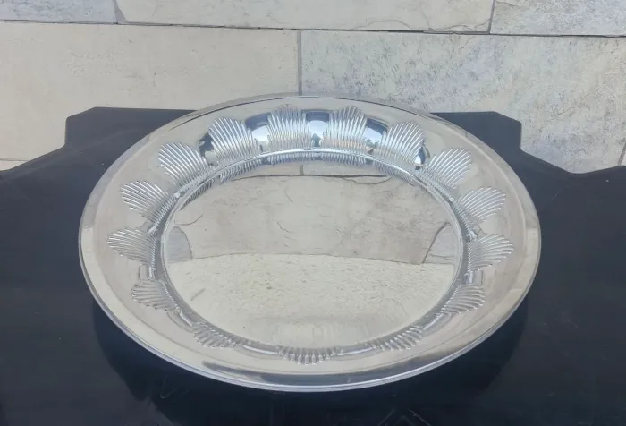 Bandeja vintage da marca Meridional em Aço Nobre Inox 18/8