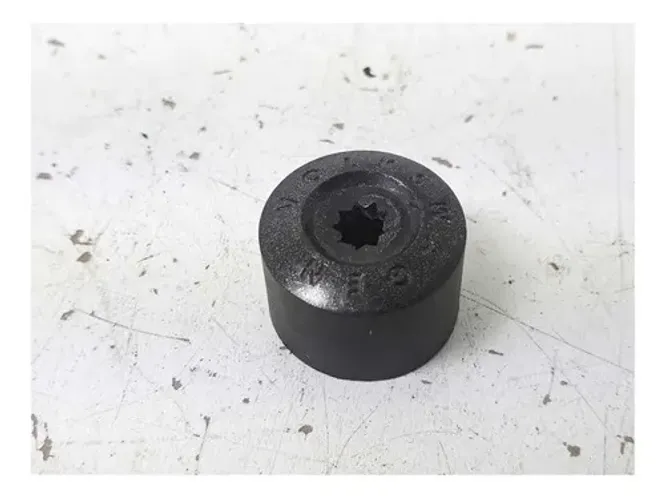 Capa Parafuso Roda Volkswagen Polo Virtus Fox Cx035 Preto