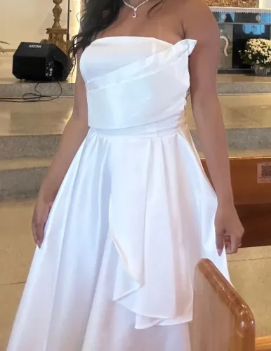 Vestido branco para missa/casamento civil
