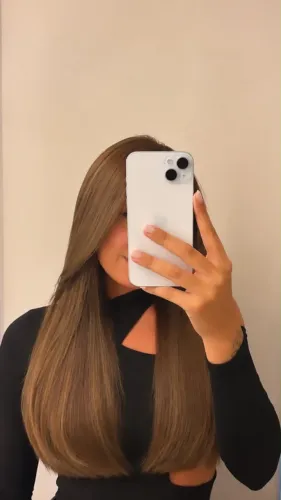 Mega Hair Loiro escuro 50cm 130g