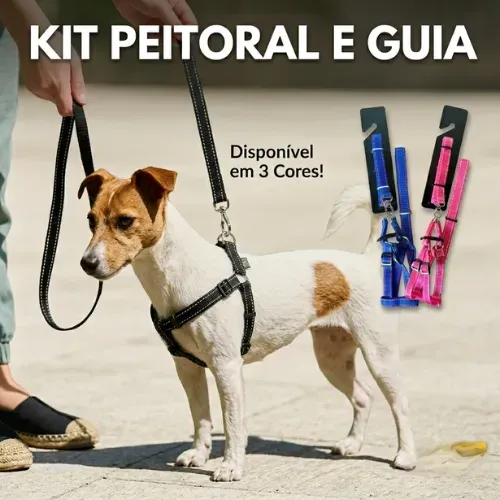Kit peitoral e guia tam. PP
