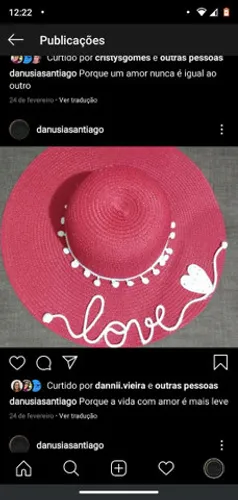 Chapéu personalizado