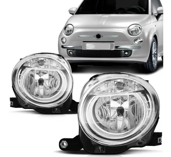 Par de farois fiat 500 2008/ em diante novo