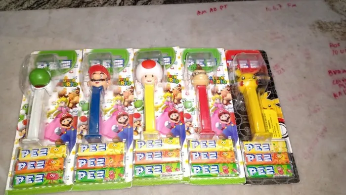 Bala pez coleção super Mario e Pokémon