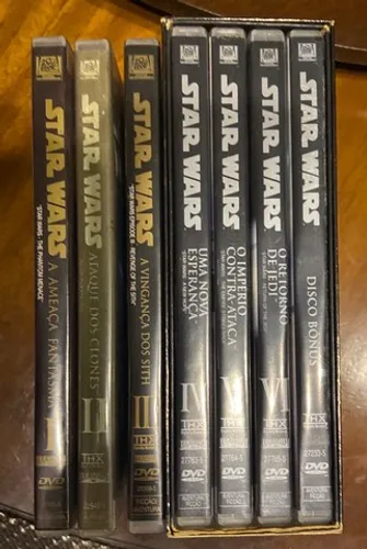 Coleção completa DVDs Star Wars