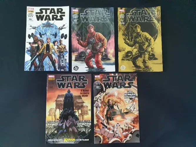 Star Wars Marvel Hq Vol 1 Com Variantes, 2 E 3 - Troco por Magic