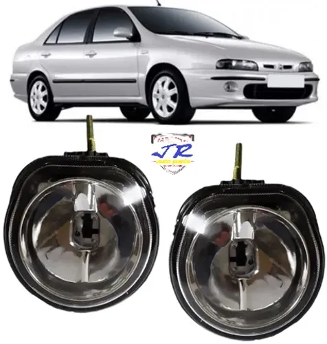Par Farol de Milha Fiat Marea 1998 1999 2000 2001 2002 2003 2004 2005 2006 2007 Auxiliar N