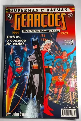 Superman & Batman - Gerações - Volume 04 (Editora Opera Graphica) veja descrição