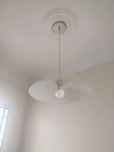 Luminária Pendente Branco Luxo E-27