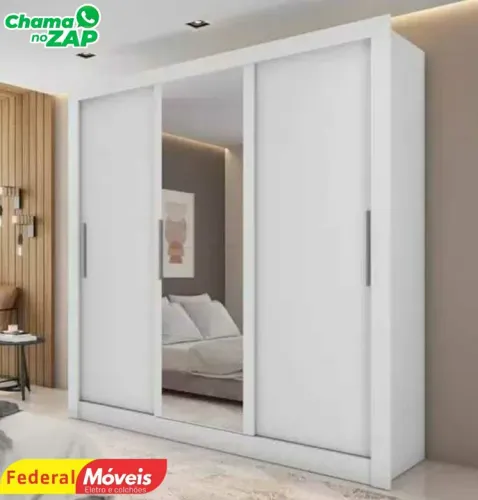 Guarda Roupa com Portas de Correr Novo Temos Outras Cores