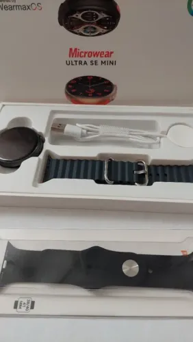 Relógio Smartwatch Ultra SE Mini Série 10 Multifunções - Microwear  Com Pulseira Adicional