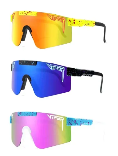 Óculos de Sol Viper - Estilo Vintage - 3 Cores