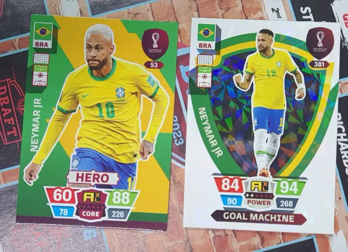 2 Cards Da Copa Neymar Panini Adrenalyn XL