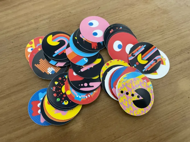 Coleção Completa de Tazos Pacman 2020