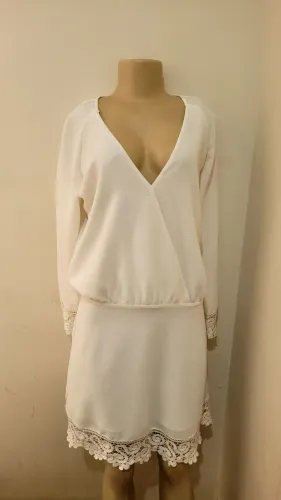 Vestido bobô branco,  g