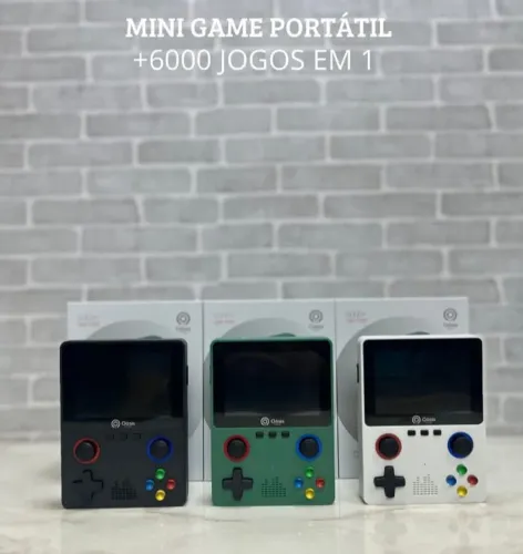 Console de Videogame Retro Jogador Portátil 6000 + Jogos Clássicos 3.5 ", 4" Tela IPS,...