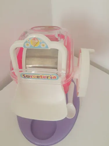 Máquina de Sorvete Infantil - Brinquedo para Fazer Sorveteria
