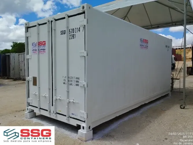 Locação Mensal de Container Frigorífico 20 PÉS tipo Câmara Fria 