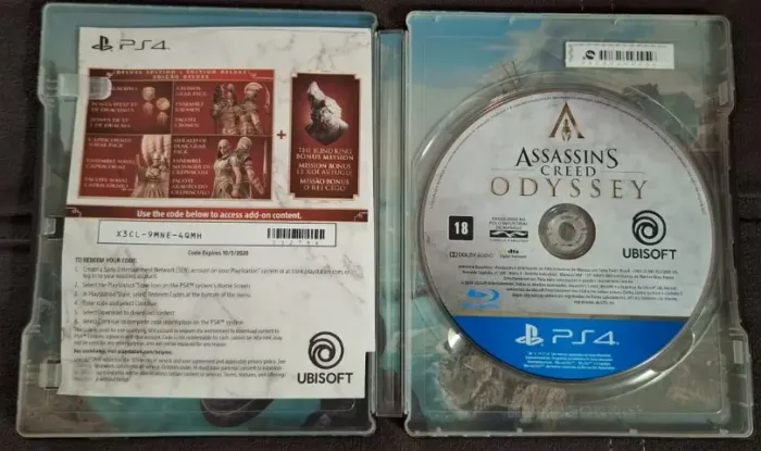 Steelbook Assassin's Creed Odyssey com jogo(PS4)