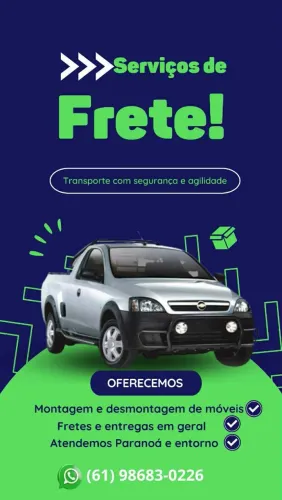 Frete rápido e barato 