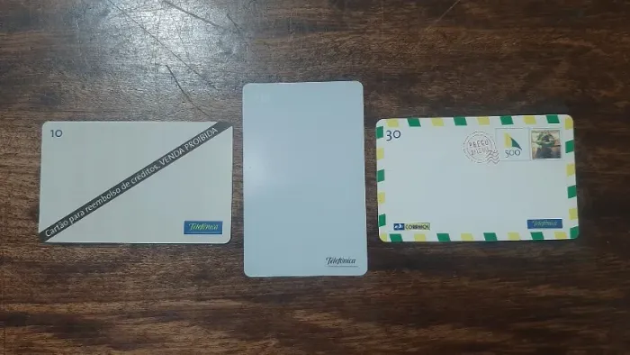 Cartões Telefônicos Raros