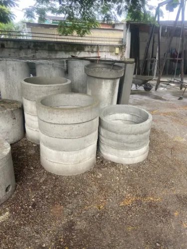 Anéis de concreto para construção
