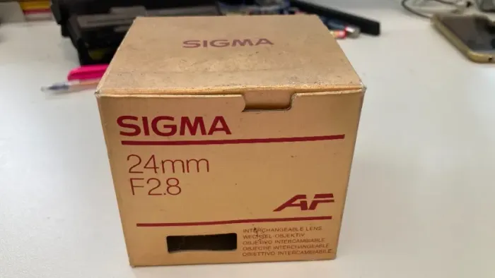 Lente SIGMA 24mm F2,8 para CANON AF