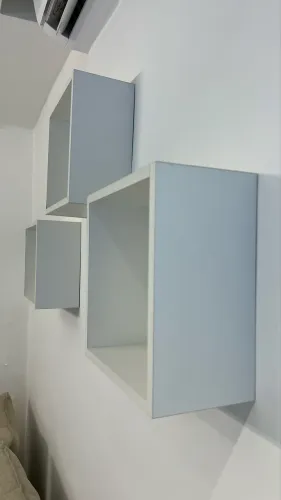 NICHO MDF BRANCO 30x30x15