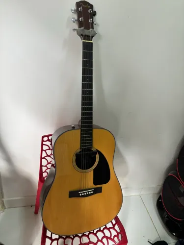 Violão fender Cd-60 c/ captador de efeitos