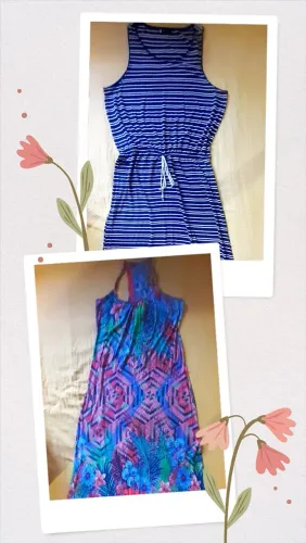 KIT 2 VESTIDOS DE VERÃO. M/G