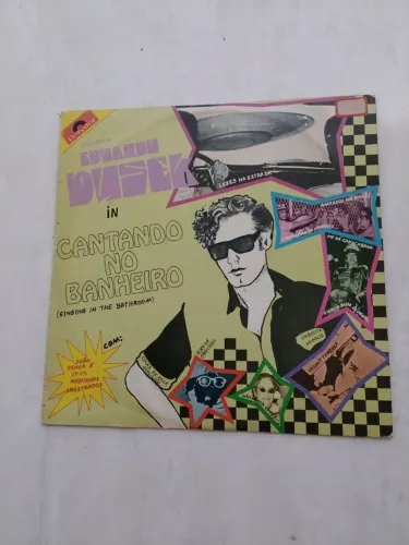 Lp vinil Eduardo Dusek in cantando no banheiro 