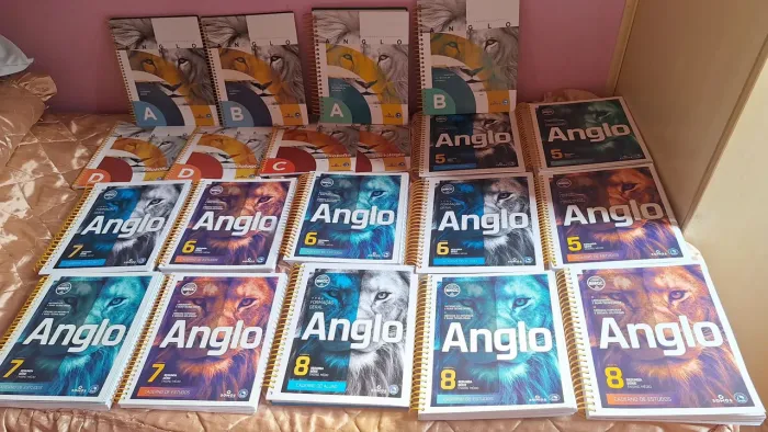 Apostila / Material Anglo 2° Ensino médio completo 