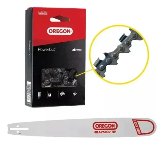 Kit Sabre E Corrente P/ Ms Husqvarna 3/8 15 Pol 28 Dentes