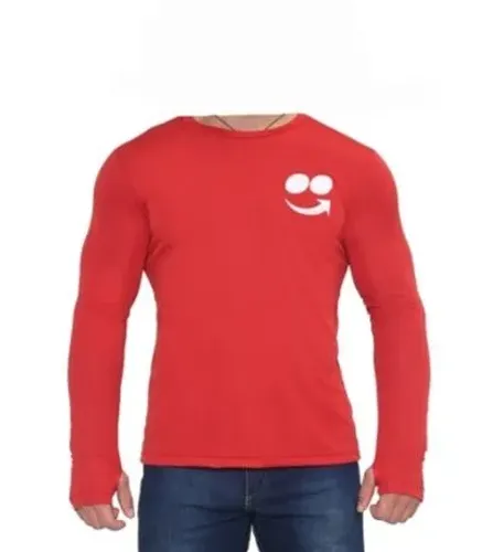 Camiseta Vermelha GG proteção UV