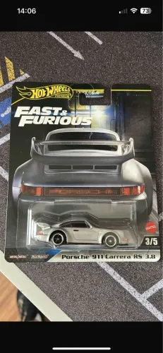 Hotwheels Premium - Fast&Furious - Porsche 911 Carrera RS 3.8 3/5
