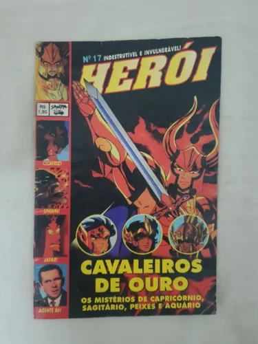 Revista Herói N° 17 Cdz, Spawn, Agente 86