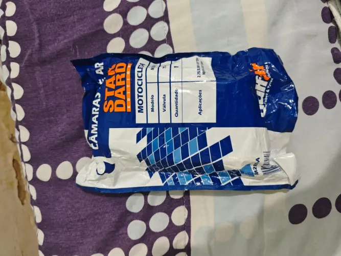 Câmera de ar de moto 