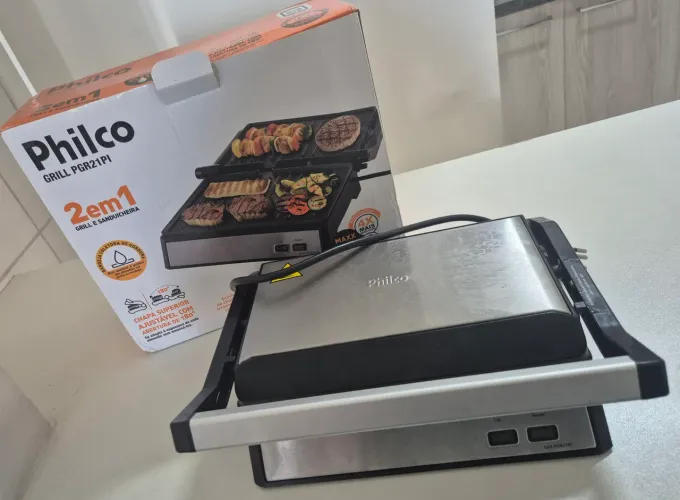 GRILL PHILCO 2 em 1 - Voltagem 127v